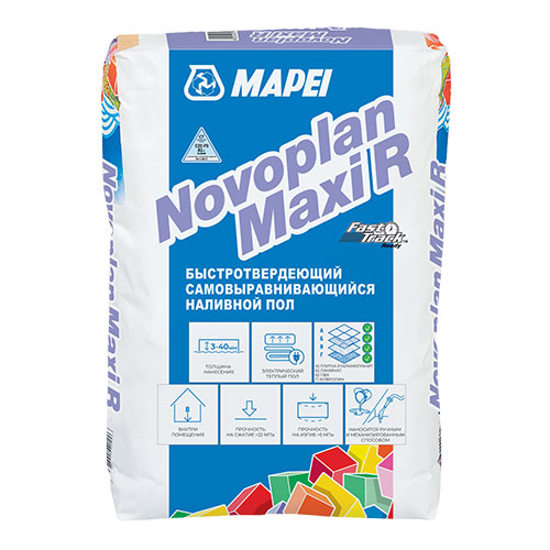 Ровнитель для пола Mapei Novoplan Maxi R (3-40 мм, 22 МПа) 23кг